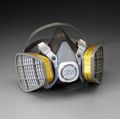 5303 Large 3M Half Disposable Respirator Mask w/ OV & Acid Gas Protection